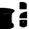 Wooakway Outdoor/Indoor/Decor/Garden Large Tall Metal Planter Pots Planter Boxes Cachepots Nursery Pots - 2 of 4