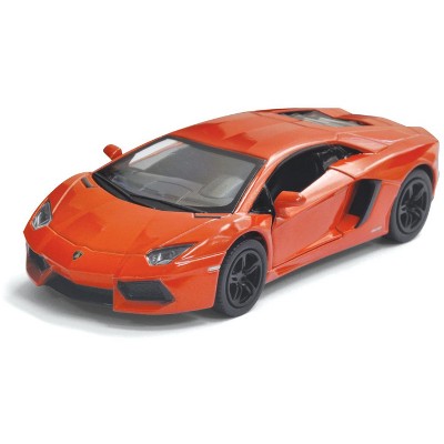 KiNSMART Lamborghini Aventador LP700-4 1:38 Scale 5" Die Cast Metal Model Super Car Toy (Orange)