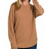 Women's Riley Round Neck Sweater - ZENANA - 2 of 2