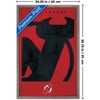 Trends International NHL New Jersey Devils - Logo 25 Framed Wall Poster Prints - 3 of 4