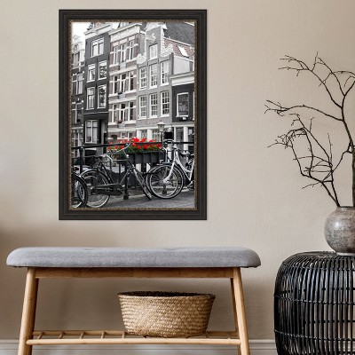 Classic Bronze Narrow Wood Wall Picture Frame