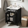Mshliw 24 Inch Bathroom Vanity with Sink Combo, Freestanding Storage Cabinet with 2 Soft-Close Doors, Tip-Out Drawer, Adjustable Shelf - 2 of 4