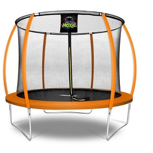 Moxie Pumpkin-Shaped Outdoor Trampoline Set with Premium Top-Ring Frame Safety Enclosure - 1 of 4