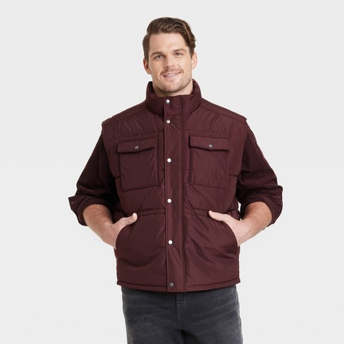 Mens puffer best sale jacket target