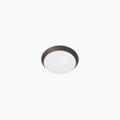White Opal Glass 15" Flush Mount Ceiling Light