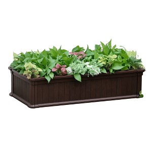 48" x 24" x 12" Raise Garden Bed, Planter Box, Above Ground Garden for Flowers, Herb, Vegetables with Easy Assembly - 1 of 4