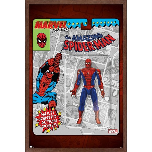 Marvel Comics - Spider-Man - Minimalist Wall Poster, 14.725 x 22.375,  Framed 