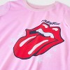 Girls' The Rolling Stones Oversized Sleep T-Shirt - Pink - 3 of 3