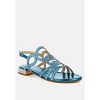 Jisters Cut Out Detail Rhinestone Flat Womens Sandals - 2 of 4