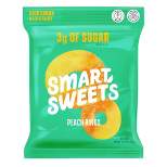 SmartSweets Valentine's Peach Rings Sour Gummy Candy - 1.8oz