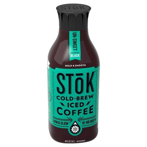 SToK Un-Sweet Black Cold Brew Iced Coffee - 48 Fl Oz : Target