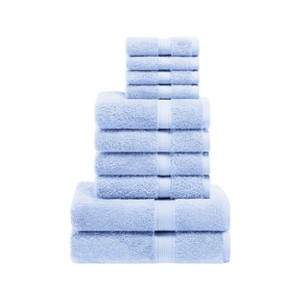 Luxury Cotton Heavyweight Ultra-Plush 10 Piece Towel Set by Blue Nile Mills - 1 of 4
