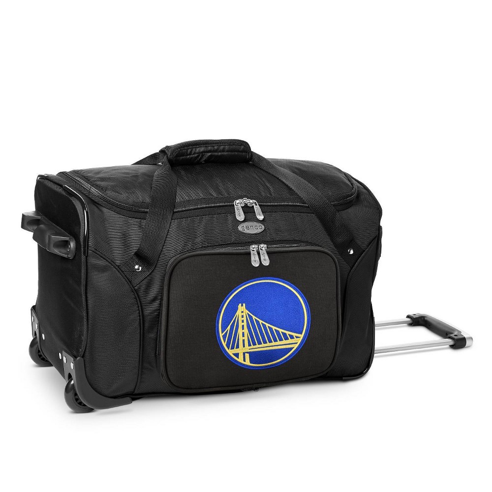 Photos - Travel Accessory NBA 22 Golden State Warriors Mojo 22" Rolling Duffel Bag