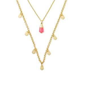 Kendra Scott 14K Gold Over Brass Lena Multi Strand Necklace - 1 of 3