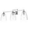 Elegant Lighting Gianni 3 light Chrome and Clear Bath Sconce - 3 of 4