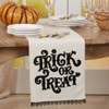 Saro Lifestyle Trick Or Treat Runner, Natural, 14" x 72" - 4 of 4