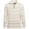 Lands' End Men's Bedford Rib Casual Quarter Zip Sweater - 3 of 3