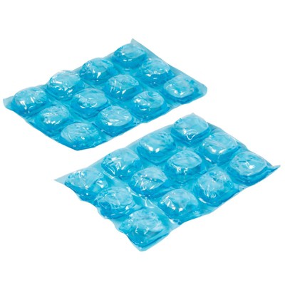 6 SETS OF 2 ICE PACKS FOR LUNCH BAGS/BOX & COOL BOX BRAND NEW JOBLOT OF 12 