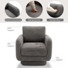 COLAMY Swivel Chair, Upholstered Barrel Accent Chair for Living Room,Single Sofa, Armchair Chair - 4 of 4