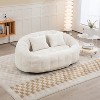 KWPZQEB Bean Bag Chairs for Adults, Giant Bean Bag Chair Memory Foam BeanBag Chair, Chenille Lazy Sofa for Living Room, Bedroom - 3 of 4