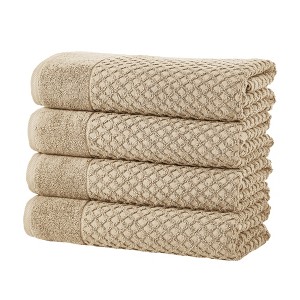 Cotton Quick-Dry Textured Towels - Great Bay Home. - 1 of 4