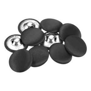 Unique Bargains Blouses Sweater Round Aluminum Cotton Fabric Cloth Covered Buttons 10 Pcs - 1 of 4