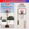 Skirfy 2-in-1 Basketball Hoop，5-5.9ft Adjustable，Portable Basketball Goals with Electronic Scoreboard & 4 Balls, Red - 4 of 4
