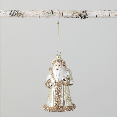 Sullivans Santa Ornament 6.25"H Gold