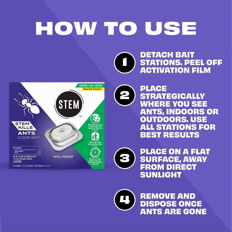 STEM Indoor Ant Bait Trap - 4ct, 6 of 13