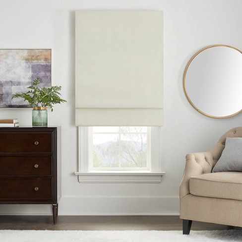 Cordless roman shades deals blackout