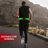 Unique Bargains Adjustable High Visibility Running Reflective Belt for Motorcycling Cycling 3 Pcs Yellow Red Green - 4 of 4
