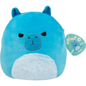 Squishmallows Kenji The Capybara Plush - Soft & Squishy 10-Inch Blue Rodent Stuffed Animal Toy - Add To Your Squad - Gift for Kids, Girls & Boys - 1 of 4