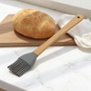 Unique Bargains Basting Brush Small Brush Dishwasher Safe Silicone Plastic 8.46"x1.18" 1Pcs - 2 of 4