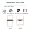 YOOCOZZ 7-Piece Dining Set with Faux Marble, 55-Inch Table for 6 - 3 of 4