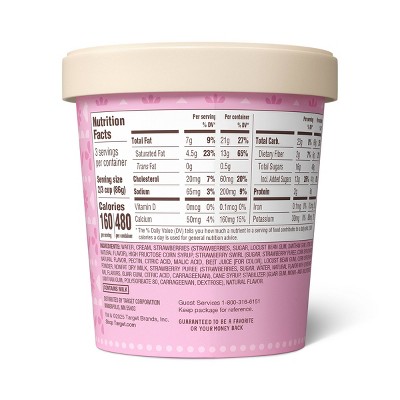 Strawberry Swirl Ice Cream - 16 fl oz - Favorite Day™