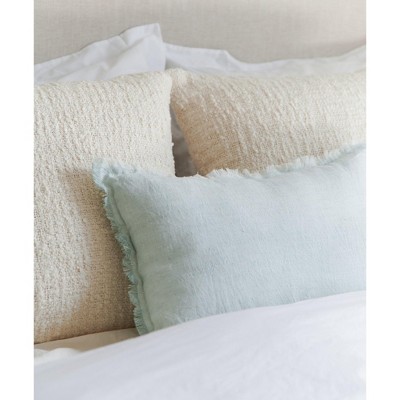 Cozy Cotton White Boucle Euro Pillow Cover 26x26
