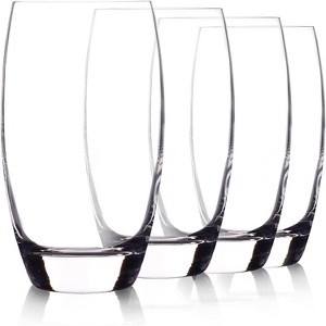 Luigi Bormioli Crescendo 20-Ounce Beverage Drinking Glasses, 4-Piece, 20 oz. - 1 of 4