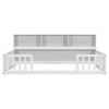 YOOCOZZ Twin Size Wood Floor Bed with Bedside Bookcase and Shelves - 4 of 4