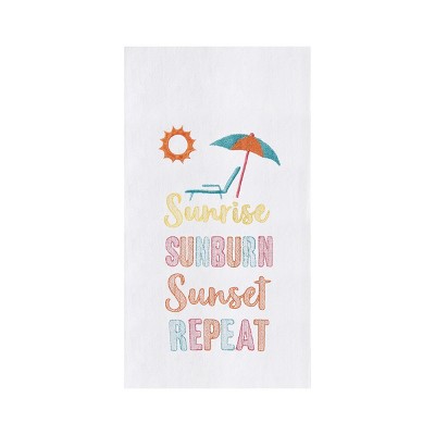 C&F Home Sunrise, Sunburn, Sunset Flour Sack Kitchen Dishtowel