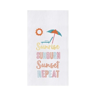 C&F Home Sunrise, Sunburn, Sunset Flour Sack Kitchen Dishtowel