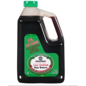 Kikkoman Low Sodium Soy Sauce, 2qt - 1 of 3
