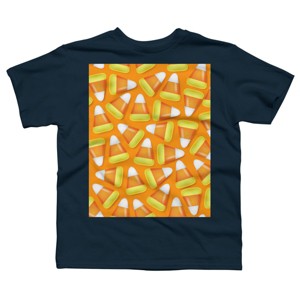 Boy's Design By Humans Halloween Candy Corn By NewburyBoutique T-Shirt - 1 of 3