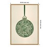 Amanti Art 23"x33" Olive Green Christmas Bauble by Pictufy Studio Framed Canvas Wall Art - 4 of 4