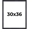 PosterPalooza | Shadow Box 1.5" Depth Black Picture Frame - UV Acrylic, Backing, Hanging Hardware - 2 of 4