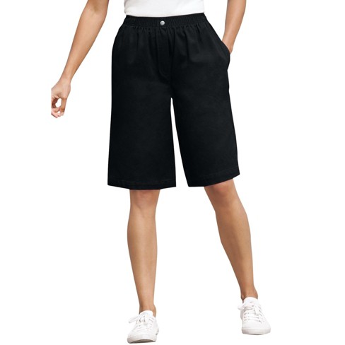 Woman within shorts sales