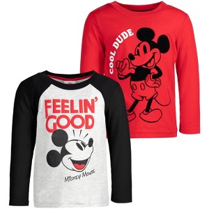 Disney Toy Story Cars Lion King Guard Mickey Mouse 2 Pack Cosplay Long Sleeve T-Shirts Toddler to Little Kid - 1 of 4