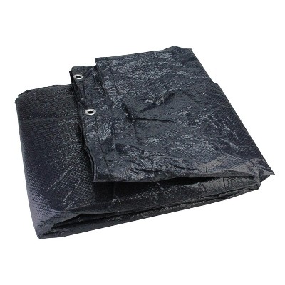  Swimline 15' x 21' Super Guard Reinforced Oval Winter Cover for Above Ground Swimming Pools - Black 