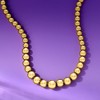 Ross-Simons Italian 18kt Gold Over Sterling Graduated Bead Necklace - 2 of 3