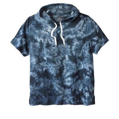 Tie dye discount short sleeve hoodie