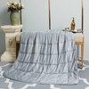 48" x 72" 100% Cotton 20lbs Weighted Blanket Silver Gray - Pur Serenity - image 4 of 4